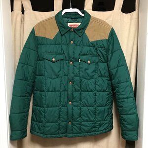 Levi's Barstow Quilted Jacket - XL - Green